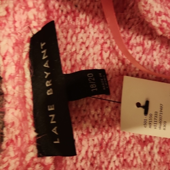 LANE BRYANT Women's Pink Cardigan Sweater - Picture 6 of 6